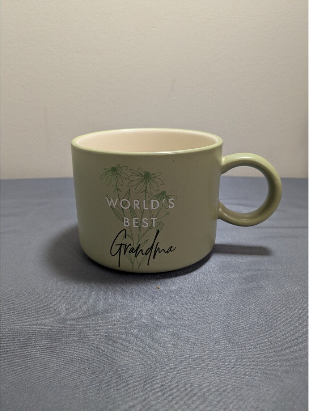Corelle World's Best Grandma Green Ceramic Coffee Mug